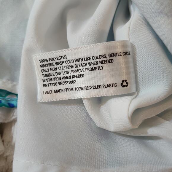 Lilly Pulitzer for Target Halter Top Womens XS Blue Green Sea Urchin For You - Picture 13 of 16